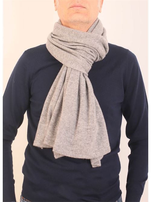 Gray cashmere scarf Art Tricot | MAXISCIARPACASHMEREGRAY